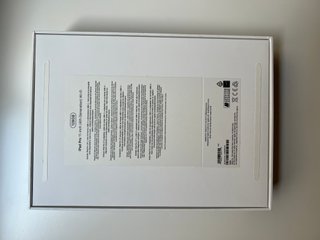 ¡COMO NUEVO! Caja iPad Pro 2022 + Bolsa + Papeles