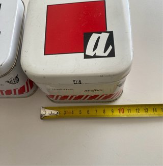 Dos cajas metálicas antiguas Acofar colección