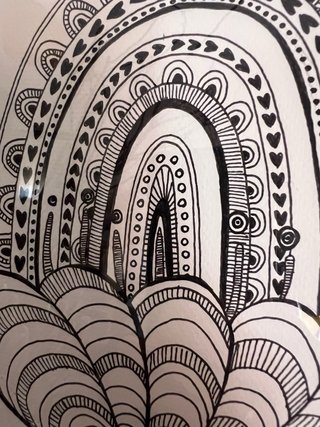 SUMMER VIBES - dibujo floral A4 hecho a mano