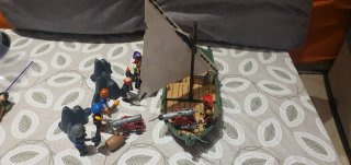 Lote Playmobil Oeste Y barco
