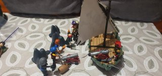 Lote Playmobil Oeste Y barco