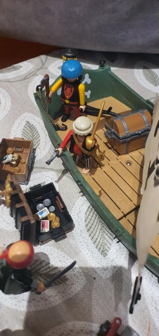 Lote Playmobil Oeste Y barco