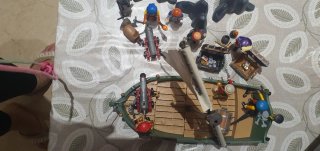 Lote Playmobil Oeste Y barco