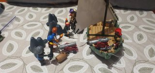 Lote Playmobil Oeste Y barco