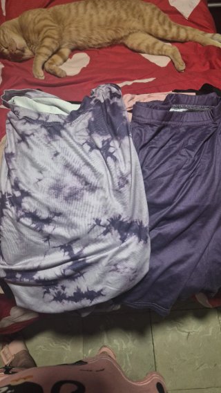 Conjunto Ropa Mujer Tie Dye Morado