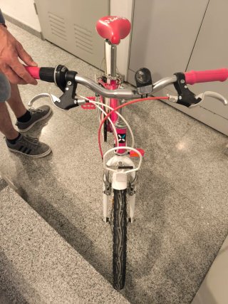 Bicicleta infantil rosa