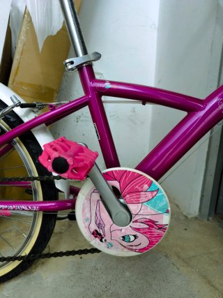Bicicleta infantil rosa