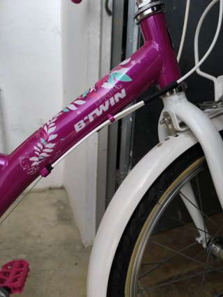 Bicicleta infantil rosa