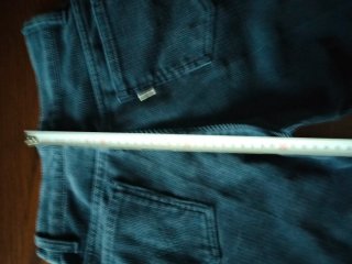 Jeans Levi's in velluto blu/petrolio