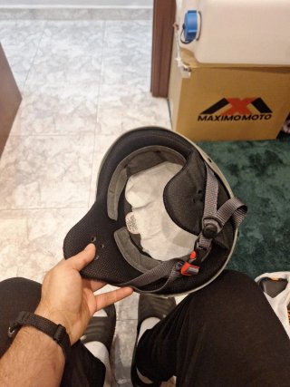 Casco esquí gris talla S