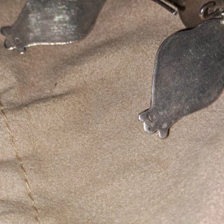 Orecchini vintage dtile berbero con corallo