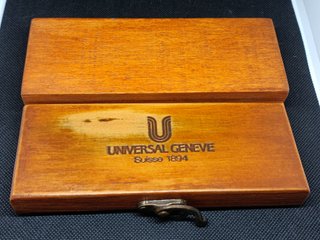 Caja Madera Reloj Universal Geneve