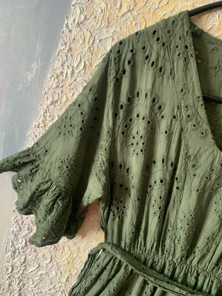 Vestito lungo verde