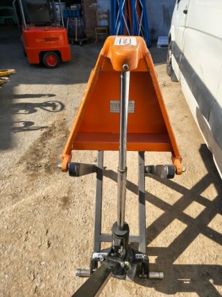 Transpaleta manual tijera elevadora