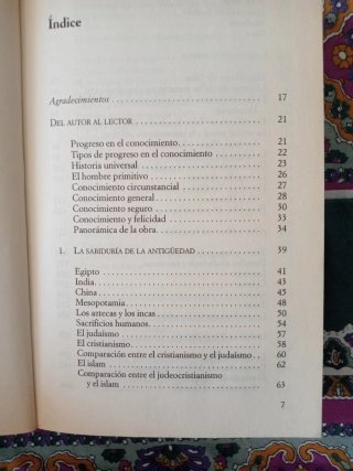 "BREVE HISTORIA DEL SABER"CHARL DOREN=2,50€+regal