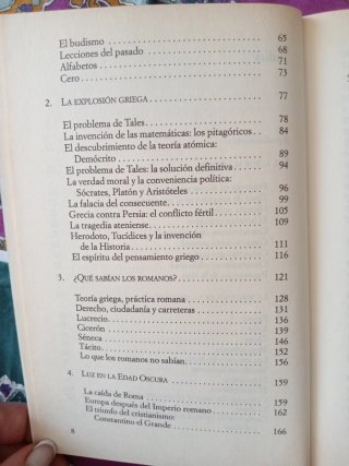 "BREVE HISTORIA DEL SABER"CHARL DOREN=2,50€+regal