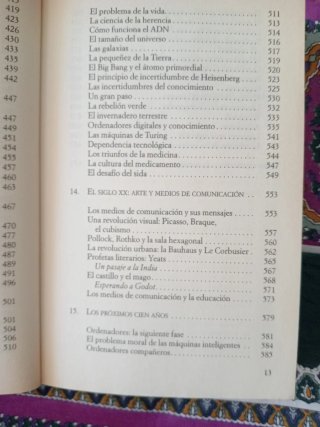 "BREVE HISTORIA DEL SABER"CHARL DOREN=2,50€+regal
