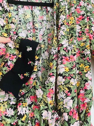 Vestido Midi Zara Estampado Floral