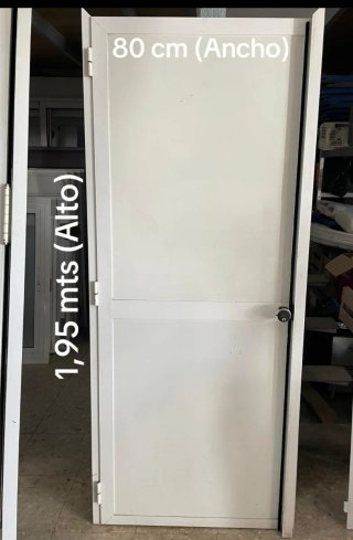 Puerta aluminio 80cm x 1,95m