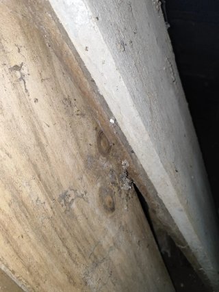 Tablones de madera rústica.