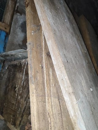 Tablones de madera rústica.