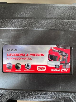 Hidrolimpiadora Batería 21V Portátil + 2 Baterías