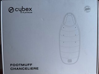 Saco Cubrepies Cybex Platinum Negro. Impecable!!