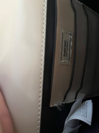 Bolso Parfois azul y blanco