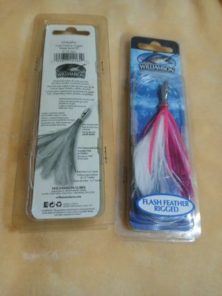 2 Señuelos Williamson Flash Feather Rigged