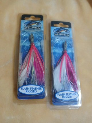 2 Señuelos Williamson Flash Feather Rigged