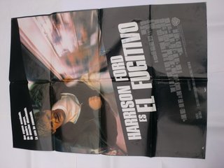 ESCUCHO OFERTAS !!Póster El Fugitivo Harrison Ford