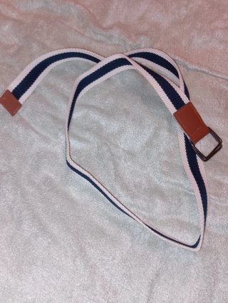 Cintura bambino beige e blu