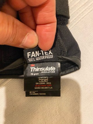 Guantes de invierno para moto talla M