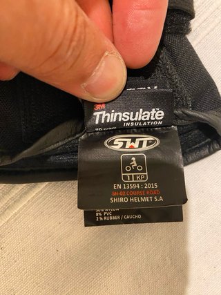 Guantes de invierno para moto talla M