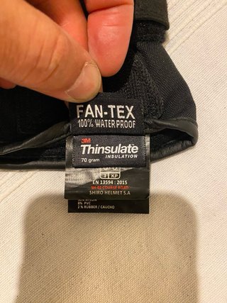 Guantes de invierno para moto talla M