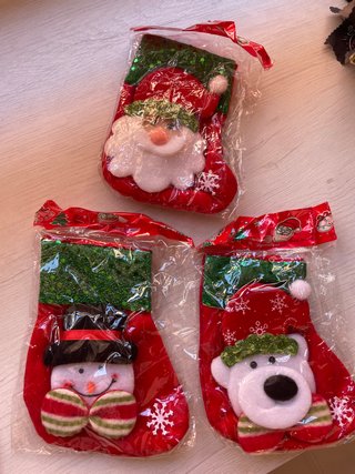 7 Calcetines Navideños de Adorno