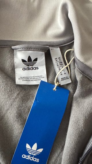 Chaqueta Adidas Gris Talla M