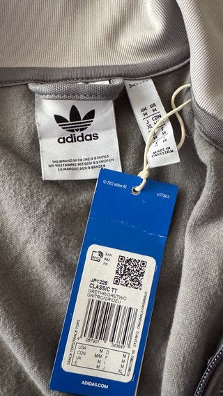 Chaqueta Adidas Gris Talla M