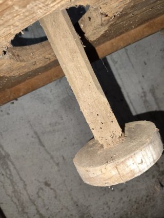 Máquina antigua para hacer chorizos