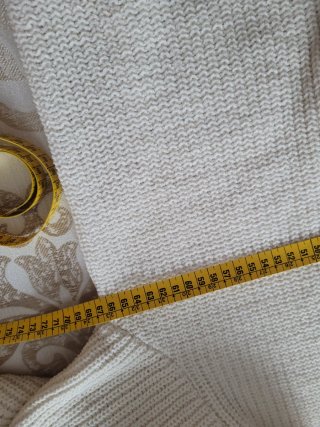 Chaqueta punto TEX blanca talla única