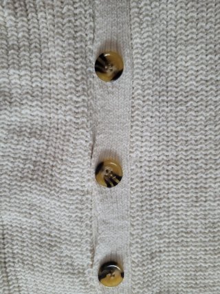 Chaqueta punto TEX blanca talla única