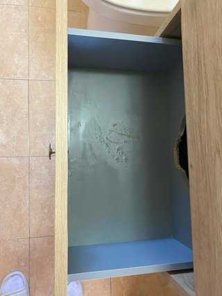 Lavamanos con mueble de baño