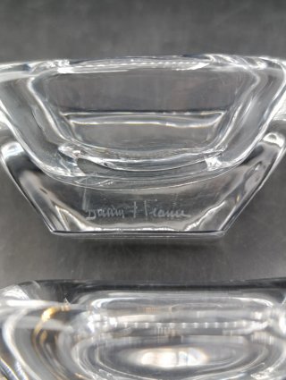 Salero y pimentero cristal Daum
