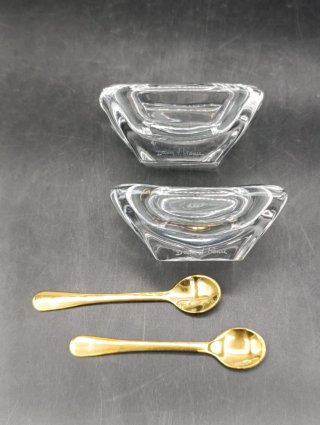 Salero y pimentero cristal Daum