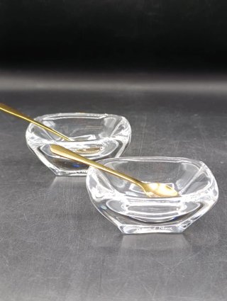 Salero y pimentero cristal Daum