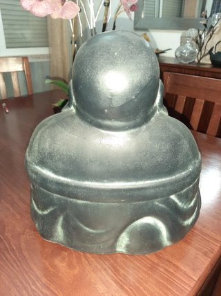 Buda Grande Cerâmica Sorridente