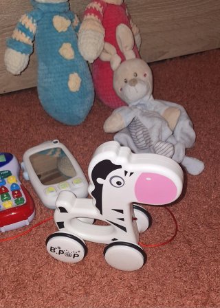 Lote Juguetes Bebé Peluche Móvil Teléfono Libro