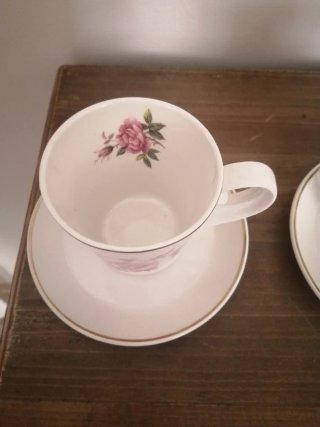 Juego Tazas Porcelana