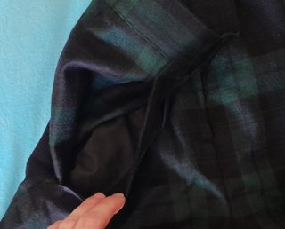 Pantaloni Corti Scozzesi Lana Vergine Taglia 44