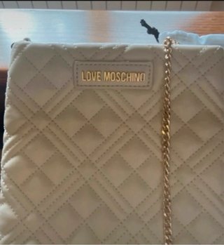 Bolsa Love Moschino Nova Bege